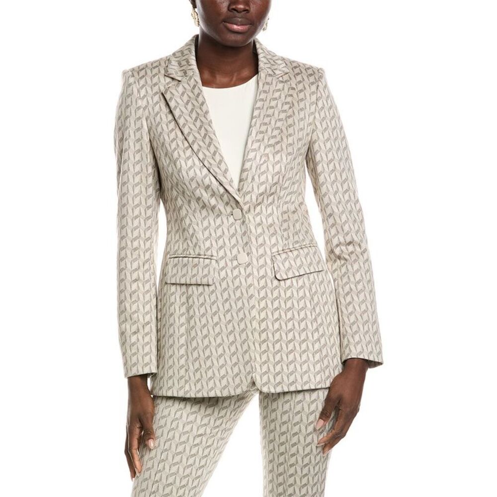 Marc Cain Womens  Blazer, White